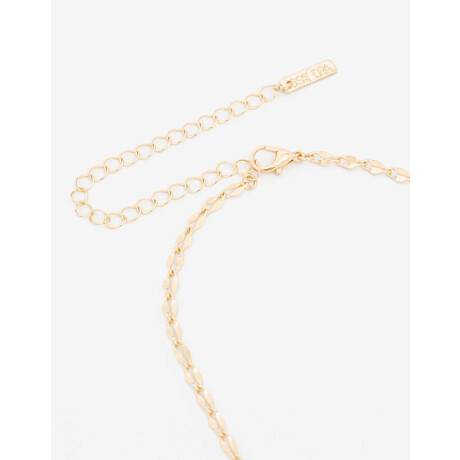 Set De Collares Cadena Metal Dorado