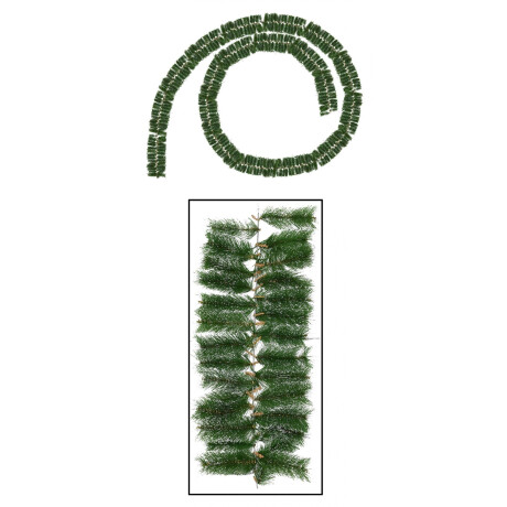 BOA VERDE NEVADA PARA PUERTA 21CM X 2.6MT ALAMBRE TIPO PINO NAVIDEÑA 20111 BOA VERDE NEVADA PARA PUERTA 21CM X 2.6MT ALAMBRE TIPO PINO NAVIDEÑA 20111