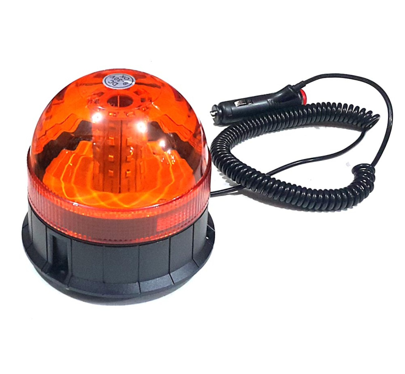 SEÑALIZACION - BALIZA GIRATORIA LED 12/24V AMBAR - 