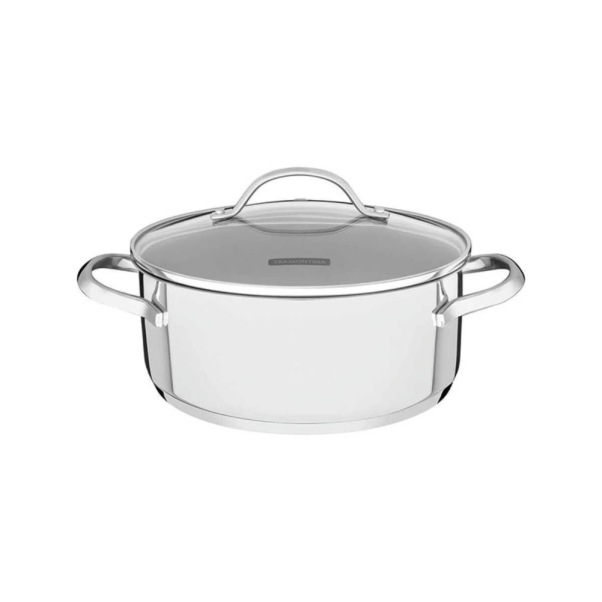 Olla honda tapa de vidrio Ø24cm 4.8L "UNA CERAMIC" - TF1864 