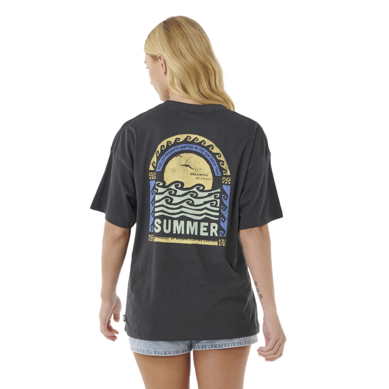 Remera Rip Curl Summer Heritage Tee - Negro Remera Rip Curl Summer Heritage Tee - Negro