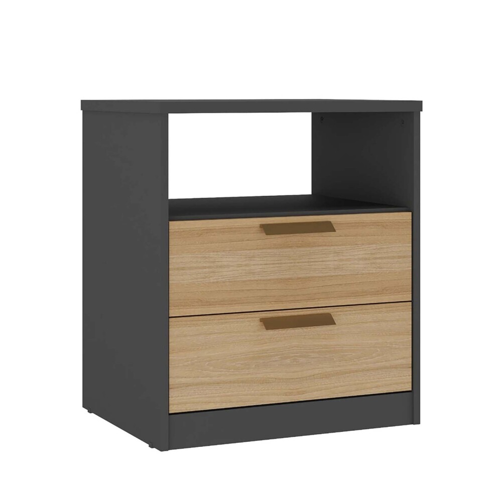 MESA DE LUZ MDF NEGRO VENETTO II