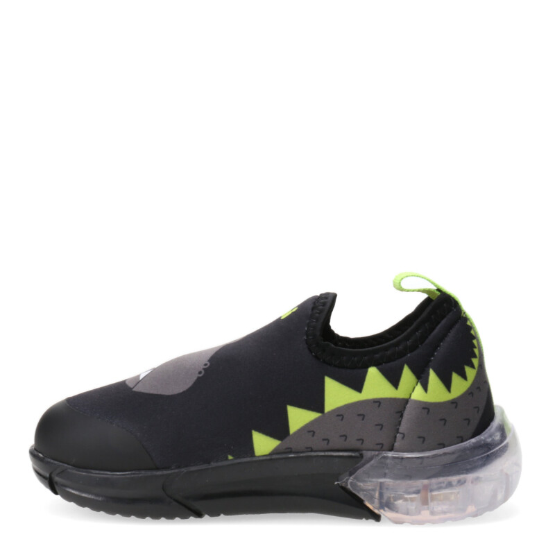 Championes Infantiles Bibi Space Wave 3.0 DINO Luces Negro