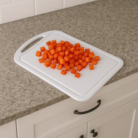 TABLA DE COCINA PARA PICAR 38 CM BLANCO