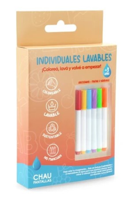 INDIVIDUALES LAVABLES ABECEDARIO FRUTAS Y VERDURAS INDIVIDUALES LAVABLES ABECEDARIO FRUTAS Y VERDURAS