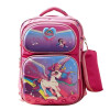 Mochila con 4 bolsillos con cartuchera de obsequio Unicornio