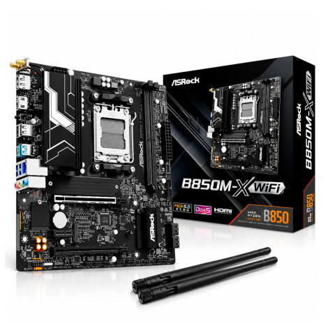 Motherboard B850m-x Wifi Ddr5 Am5 PLACA MADRE ASROCK B850M-X WIFI R2.0 AM5