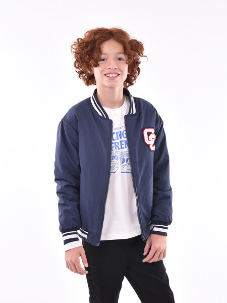 BOMBER CALI AZUL OSCURO
