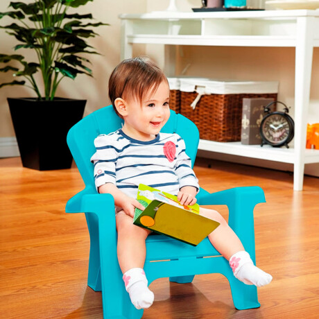 Silla P/Niños Little Tikes Plástico Resistente N1 Usa Azul