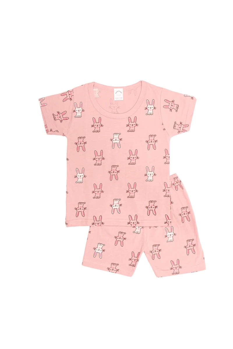 Pijama Conejitos - Rosado 