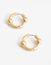 Aros Argollas Metal Aros Argollas Metal - Dorado Oro Amarillo