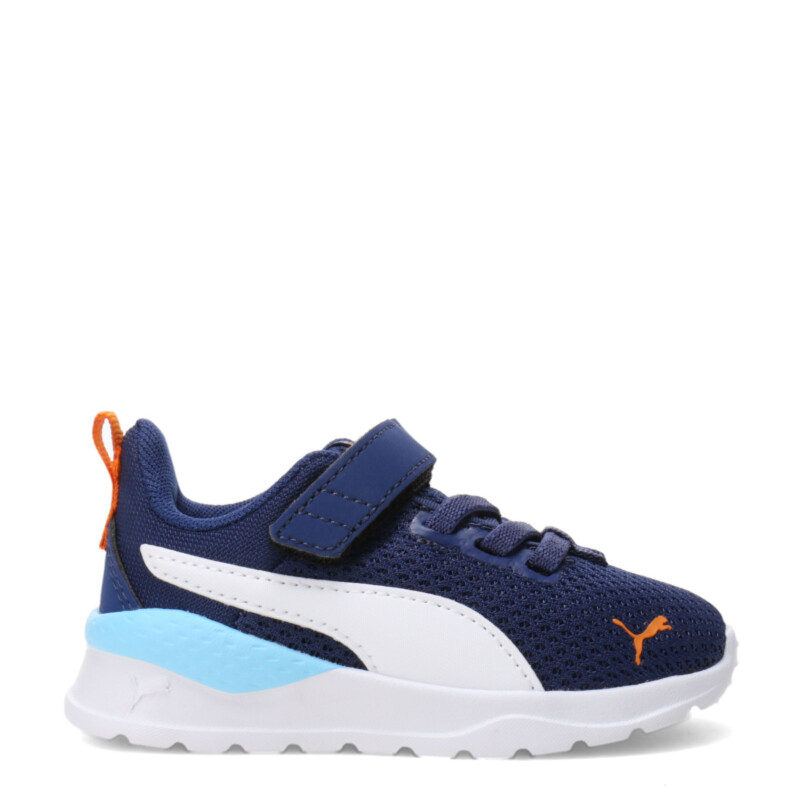 Championes de Niños Puma Anzarun Lite Ac Infantil Azul - Blanco