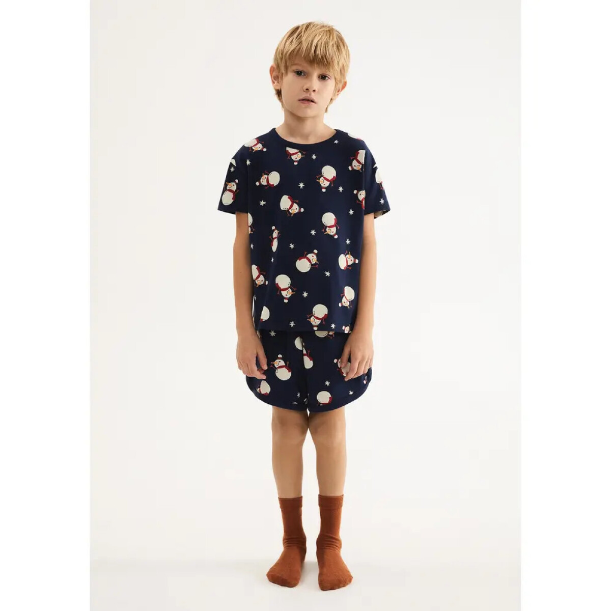 PIJAMA MM INFANTIL - AZUL ESCURO 