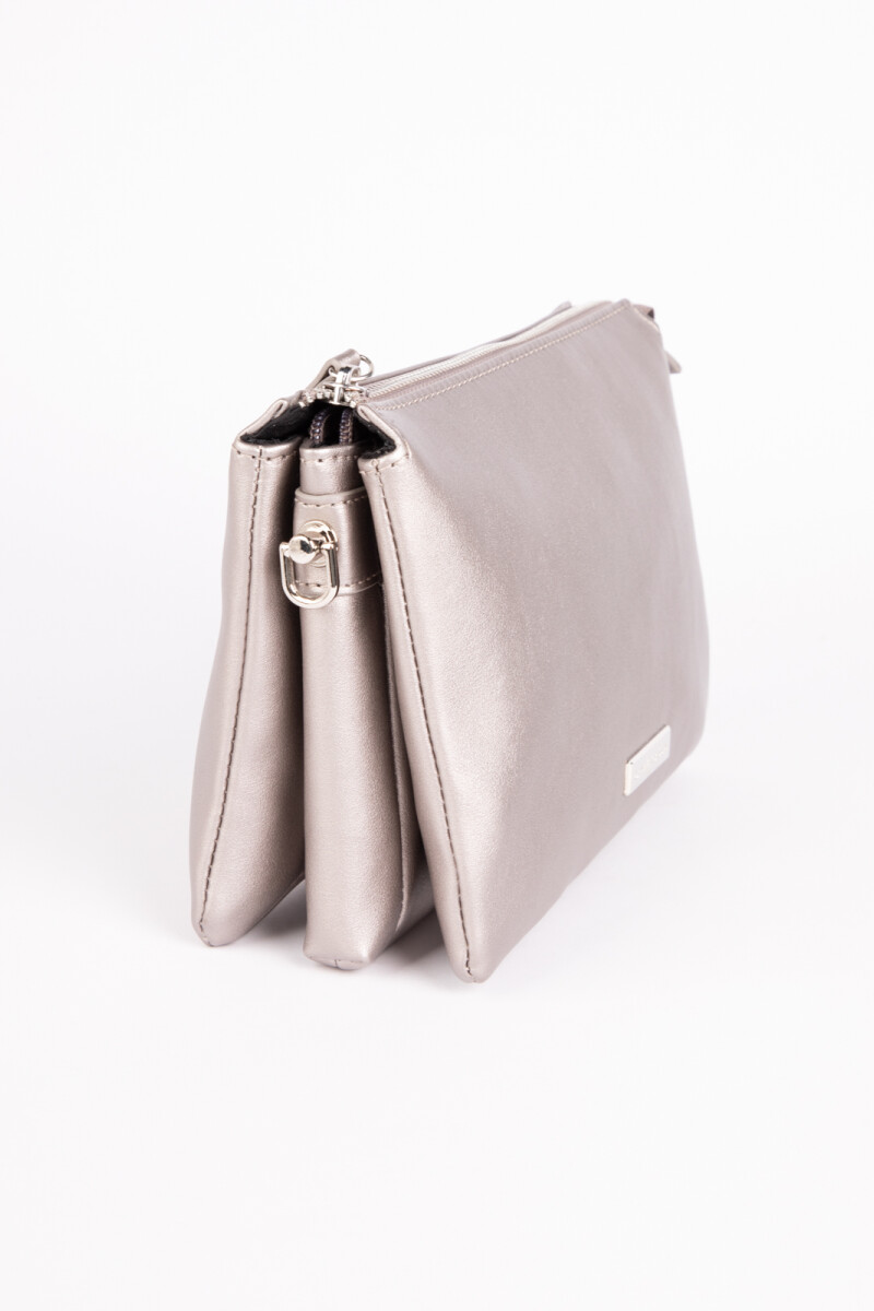 CARTERA SANDY Plateado