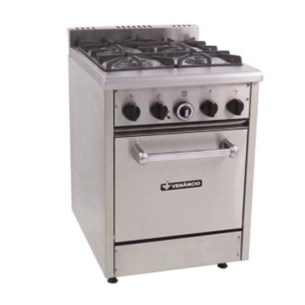 Cocina profesional a gas 4 hornallas en acero inox Cocina profesional a gas 4 hornallas en acero inox