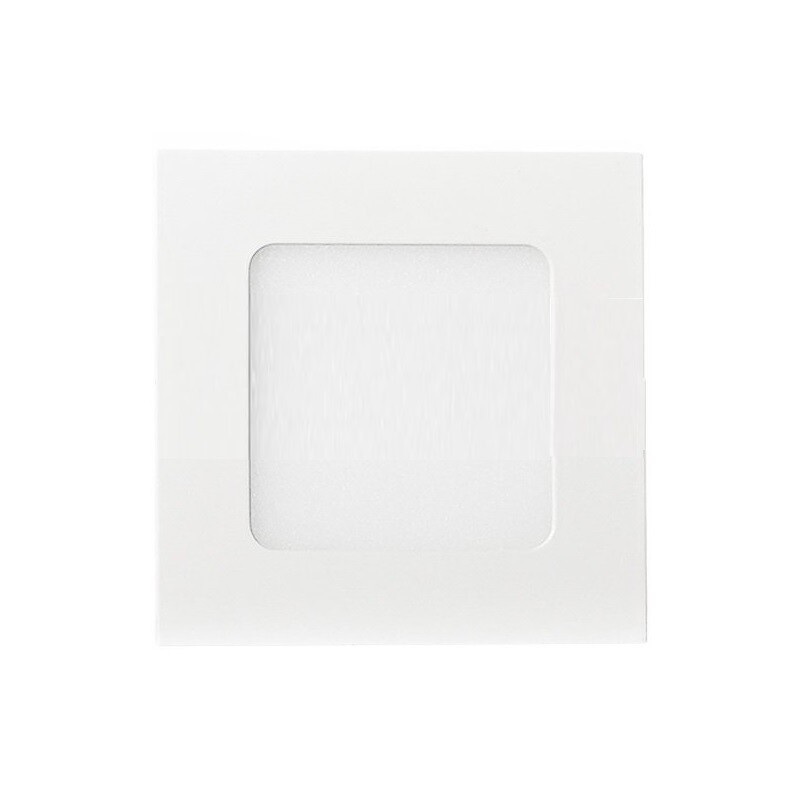 PANEL EMB. LED 6W 3000K CUADRADO  12X12X1,2CM PANEL EMB. LED 6W 3000K CUADRADO  12X12X1,2CM