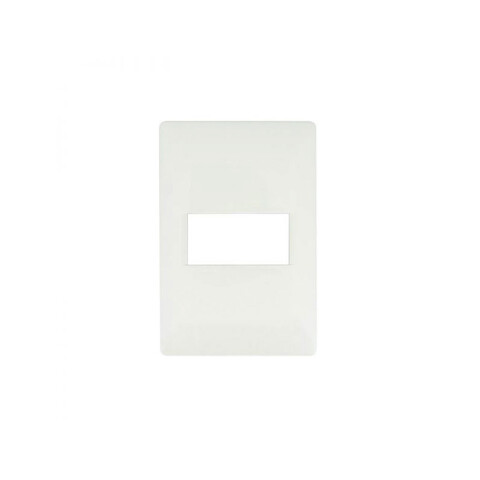 Plaqueta para 1 módulo blanco - Petra M46604RP1
