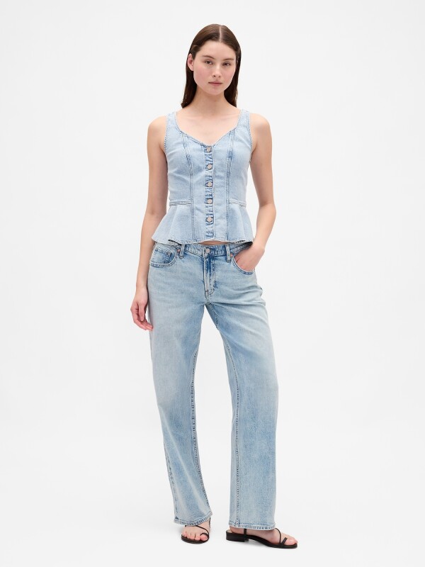 90S LR LOOSE LT MURRAY LIGHT INDIGO 1