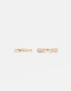 Sets Anillos Strass Set De Anilos Con Cubic - Dorado