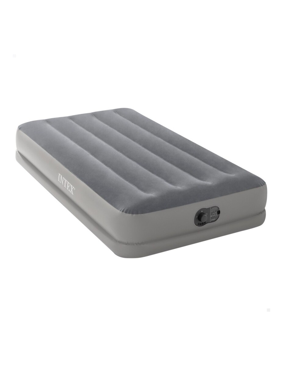 INTEX COLCHON DURA-BEAM PRESTIGE 1 PLAZA TWIN CON BOMBA RÁPIDA USB 
