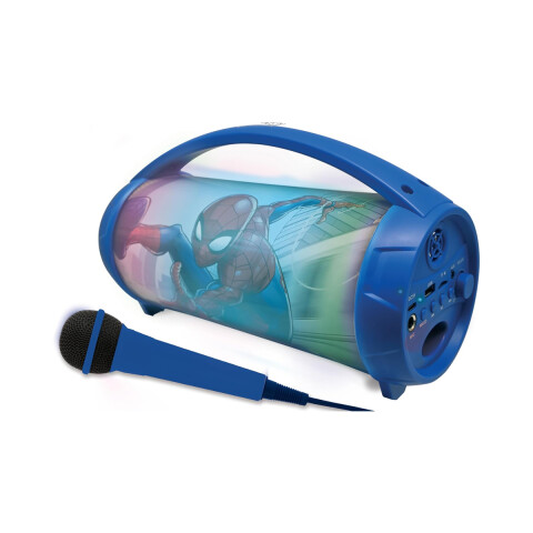 Parlante con Bluetooth, Luz y Micrófono Lexibook 30 cm Spiderman
