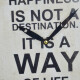 Reloj de pared mdf D28,8x3,5 cm HAPPINESS