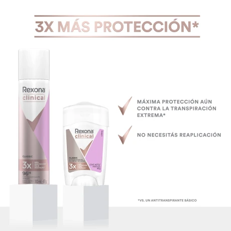 Rexona Deo Barra Clinical Classic Femenino Rexona Deo Barra Clinical Classic Femenino