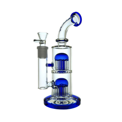 BONG ALIEN DOBLE PERC CON 16 BRAZOS 30CM DE ALTO - AL200 BONG ALIEN DOBLE PERC CON 16 BRAZOS 30CM DE ALTO - AL200