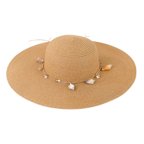 Capelina de dama con ala ancha y caracoles Capelina de dama con ala ancha y caracoles