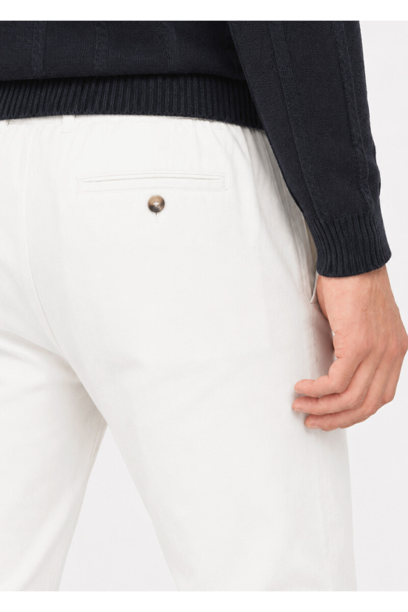 Pantalón Arrow Lino Algodón HIELO