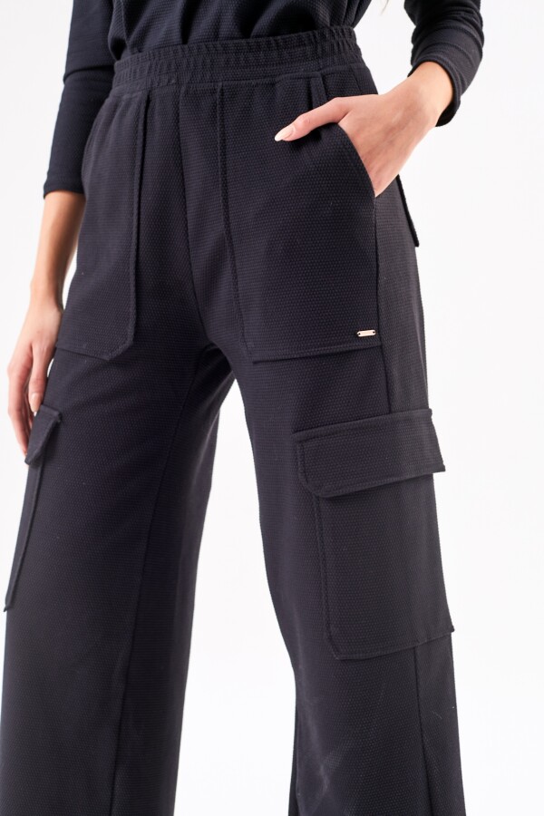 Pantalón Cargo Negro
