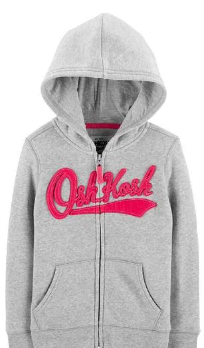 CAMPERA OSHKOSH LOGO APLIQUE - GRIS 