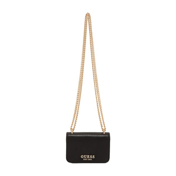 MINI CARTERA GUESS ALEXIE MINI VG841677 Negrouniforme
