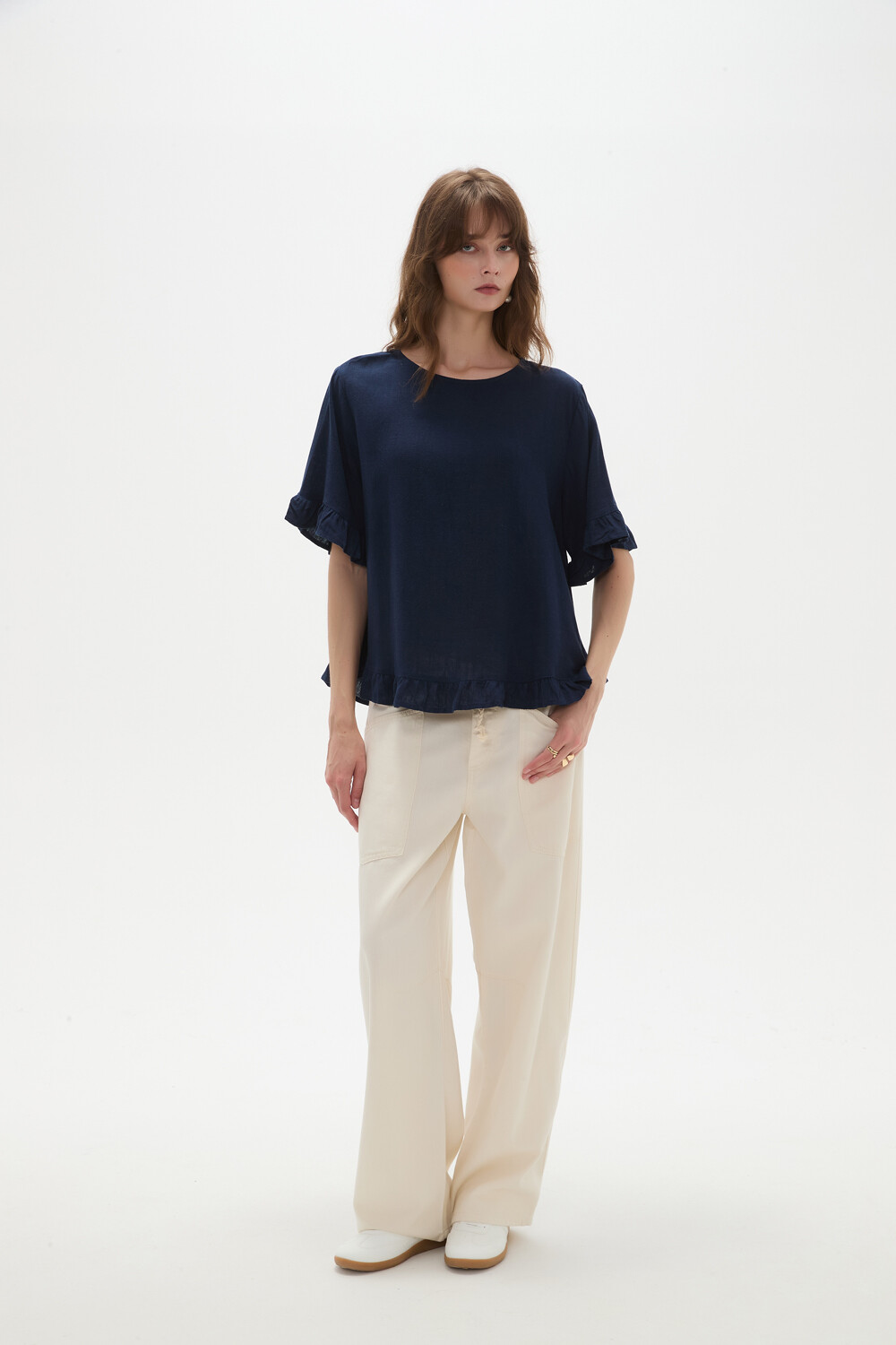 Blusa Abbas Azul Marino