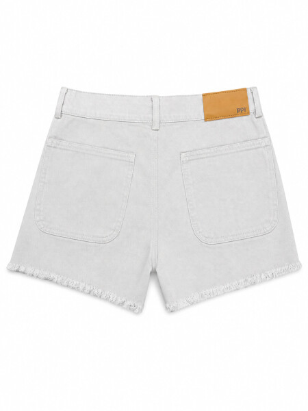 SHORT MOLA GRIS CLARO