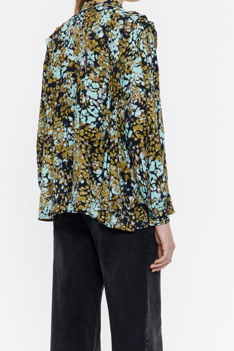 BLUSA PLIEGUES LEOMIMOSA Ocre