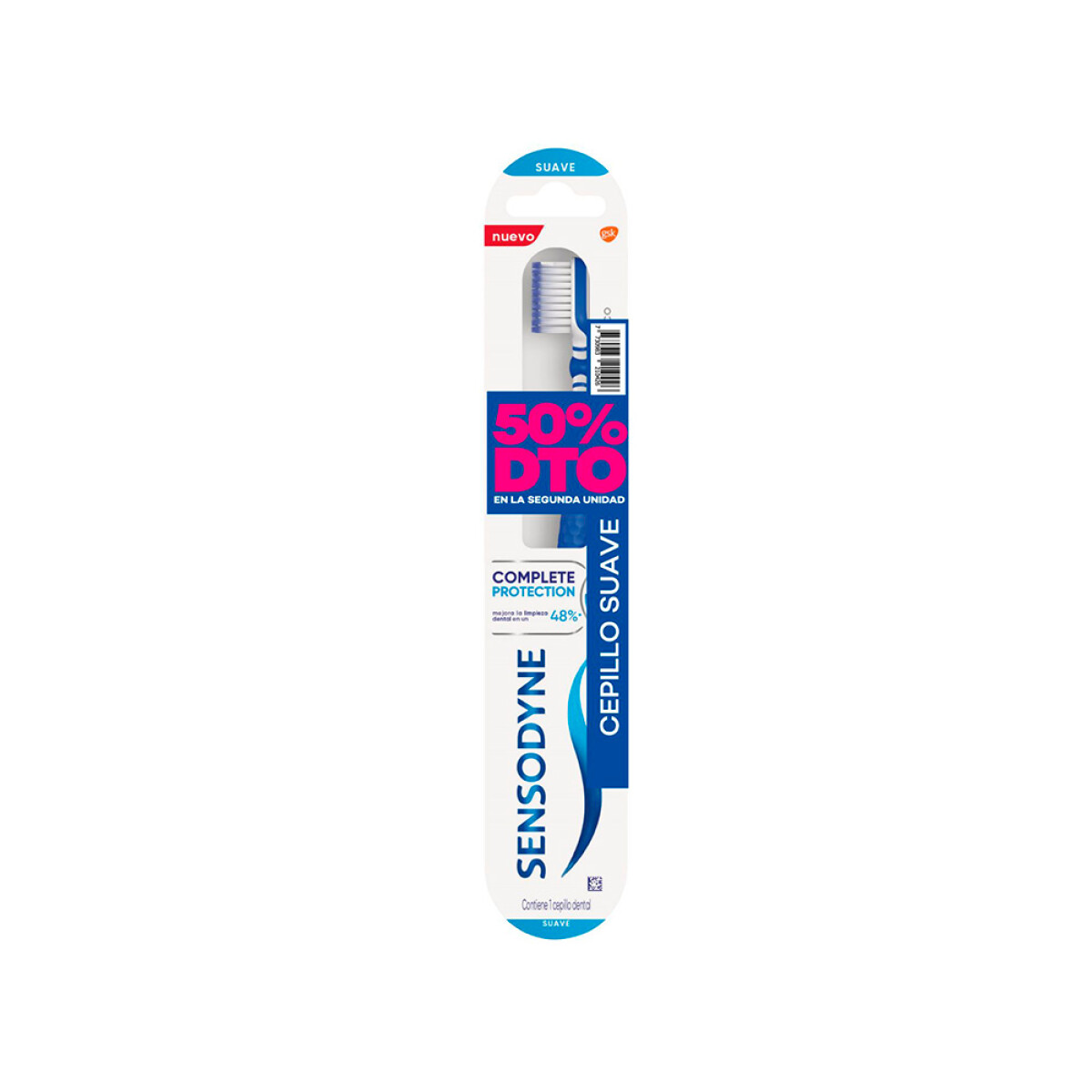 Pack Cepillo dental complete suave Sensodyne - 2 Unidades 
