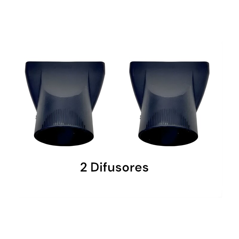 Secador de pelo frío/calor PRO Moser MS-7711 con 2 boquillas Negro