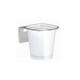 Porta Vaso Porta Cepillos Ac Inox De Pegar Inox Fineline