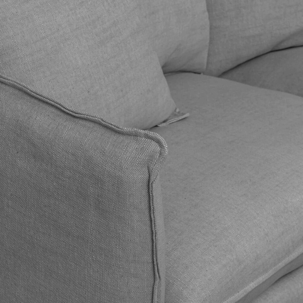 SOFÁ 3 CUERPOS TELA-PREMIUM GRIS BAHAMA