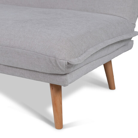 Sofá Cama Forma - Tela Microfibra 153 (Greige)