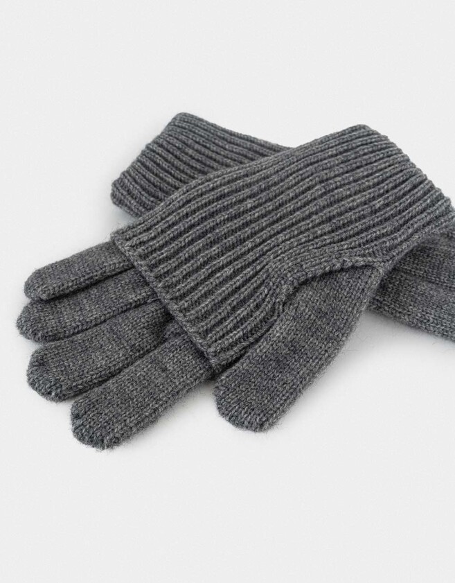 Guantes Varios Guantes Tejidos - Gris Medio