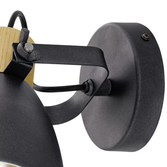 Spot de 3 luces E27 campanas acero negro COSWARTH EG4071