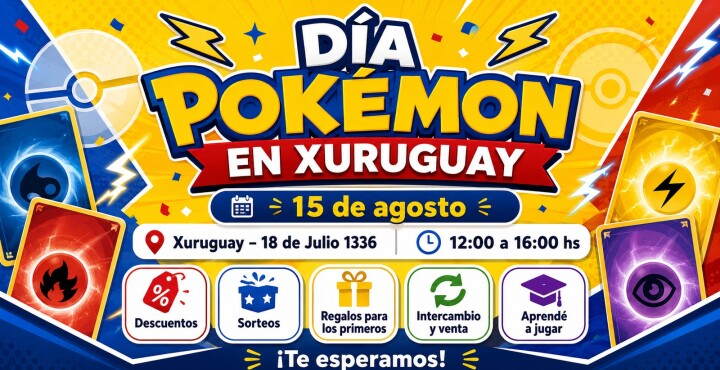 Dia Pokemon 15 de Agosto en Xuruguay