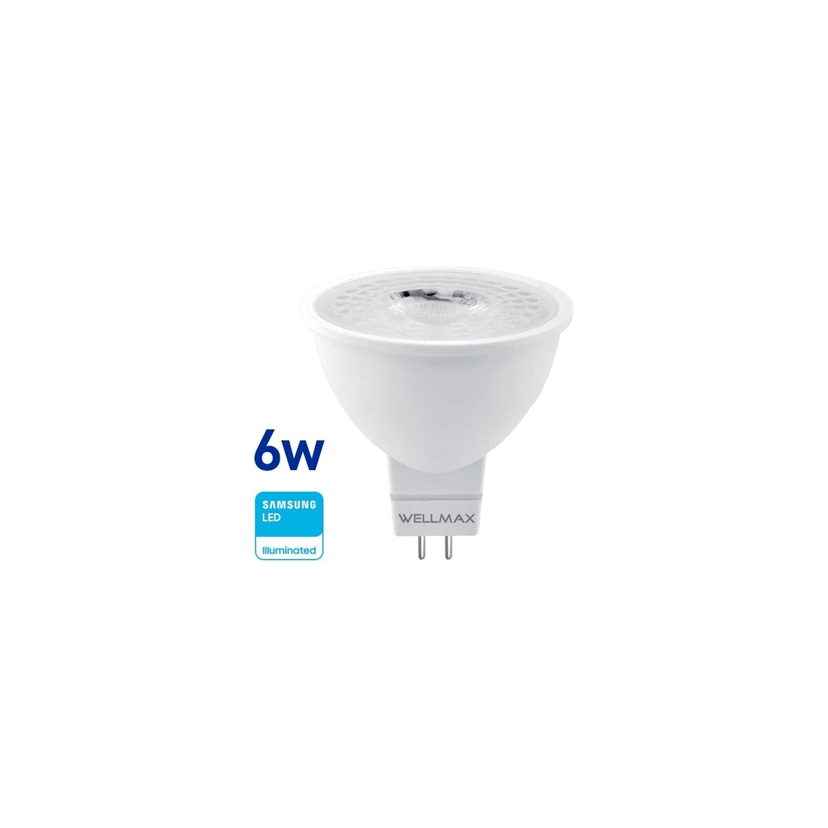 Lampara Led dicroica 6w bipin 5.3 fria Wellmax 