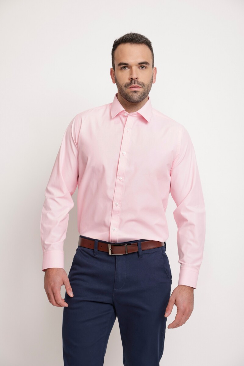 Camisa Basic ROSADO LISO