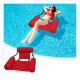 Silla Hamaca Inflable Piscina 100 X 120 Cm Rojo