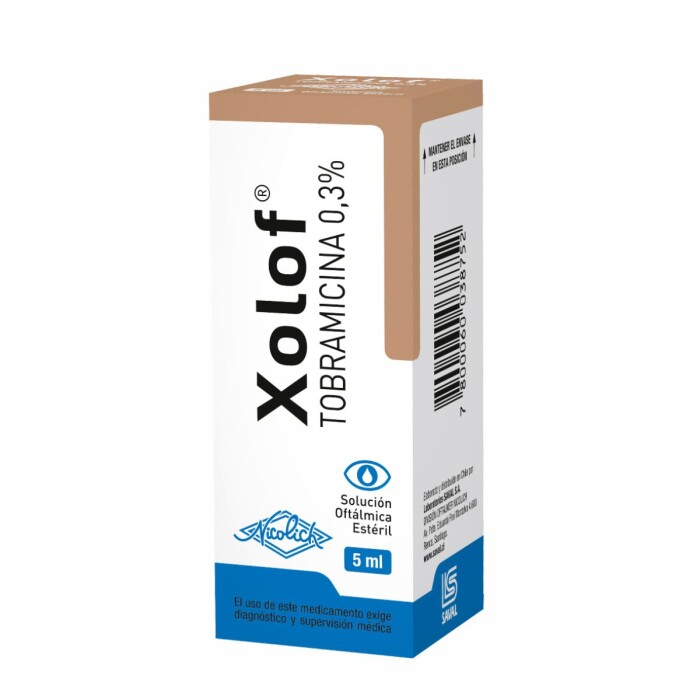 XOLOF OFT. GOTAS CJ X 5 ML. única