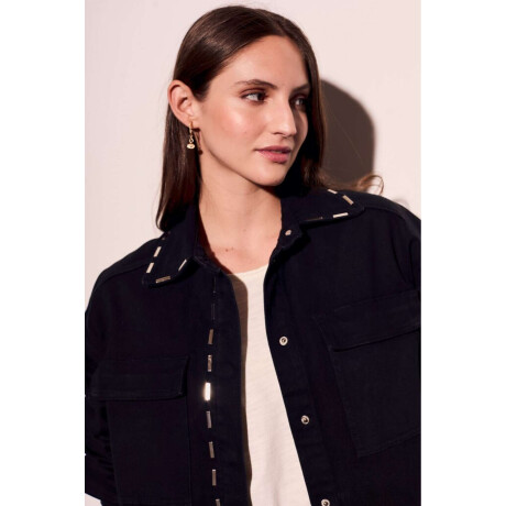 Sobrecamisa Tachas Negro