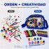 Set de Arte Infantil con Bolso 57 Piezas para Pintar y Dibujar Azul
